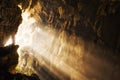 Light Shinning into Cave Opening, Vang Vieng, Laos Royalty Free Stock Photo