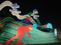 Light show of Beijing 2022 Winter Olympic Games