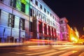 light show lights rays installations Prague