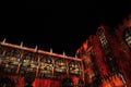 Light show at Palais des Papes, Avignon Royalty Free Stock Photo