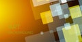 Light simple color gradient. Abstract yellow gradient background with dynamic squares. Vector illustration for wallpaper, banner,