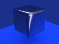 Cube Anisotrophic Reflection Royalty Free Stock Photo