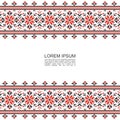 Light Slavic Ethnic Patterns Template