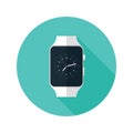 Light Smart Watch Flat Icon