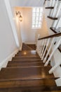 Light and spacious stairwell Royalty Free Stock Photo