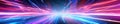 Light Speed Hyperspace Background, Colorful Light Streaks Depicting Motion, Generative AI