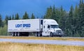 A Light Speed Logistics Truck