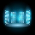 Light of stadium, floodlight Royalty Free Stock Photo