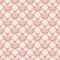 Light stars pattern on pink seamless background