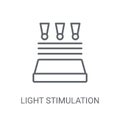 Light stimulation icon. Trendy Light stimulation logo concept on