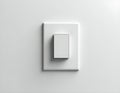 Light Switch Isolated on White Background Royalty Free Stock Photo