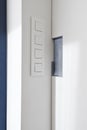 Light Switch near a sliding door