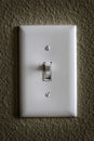 Light Switch for Tunring on or off Power Electricity Royalty Free Stock Photo