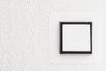 Light switch on white wall, detail shot Royalty Free Stock Photo