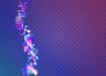 Light Tinsel. Party Realistic Backdrop. Metal Prism. Pink Disco Royalty Free Stock Photo