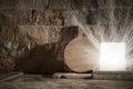 Light From Within The Tomb Of Jesus. Jesus Christ resurrection. Christian Easter concept. Royalty Free Stock Photo