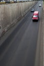 Light traffic on Piata Muncii underground passage Royalty Free Stock Photo