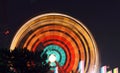 Light trail of Ferry wheel