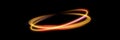 Light trail wave, fire path trace line, car lights, optic fiber and incandescence curve twirl png. road car headlights Royalty Free Stock Photo