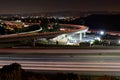 Light Trails on the Freeway Royalty Free Stock Photo