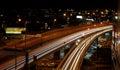 light trails Melbourne Royalty Free Stock Photo