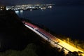 light trails traffic