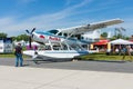 Light transport turboprop Cessna 208 Caravan Amphibian.