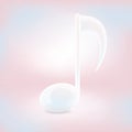Light Vector Music Note Royalty Free Stock Photo