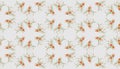 Light vector seamless floral pattern with bouquets of small flowers for decorating tiles, mugs, postcards, border for pastel linen Royalty Free Stock Photo