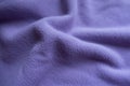 Light violet fleece in soft folds