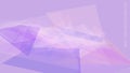 Light violet geometric abstraction with overlapping shapes