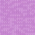 Light violet realistic simple knit texture seamless pattern. Seamless knitted pattern. Woolen cloth. Illustration for Royalty Free Stock Photo