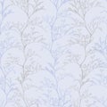 light violet seamless botanical pattern