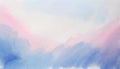 light watercolor abstract background gentle gradient pastel softcolor pink white and blue blank drawing painting, Generative AI Royalty Free Stock Photo