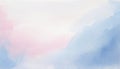 light watercolor abstract background gentle gradient pastel softcolor pink white and blue blank drawing painting, Generative AI Royalty Free Stock Photo