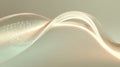 Flowing Light Wave Lines Representing Cybersecurity Concepts on a Pale Background With an Open Center During Summer Royalty Free Stock Photo