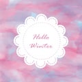 Light white pink blue violet love pastel background in winter