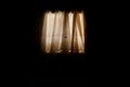 Light window in the dark room Royalty Free Stock Photo