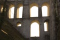 Light windows in aquaduct Royalty Free Stock Photo