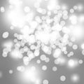 Light winter abstract bokeh background Royalty Free Stock Photo