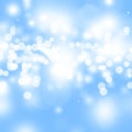 Light winter abstract bokeh background
