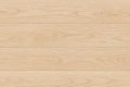 Light wood flooring with horizontal planks, featuring a natural grain pattern texture Royalty Free Stock Photo