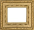 Light wooden picture frame gilded for wall hanging