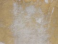 Light yellow beige gunge old wall texture painted cement structure rusty cracked