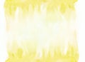 Light yellow fire-like watercolor gradient running stain. Beautiful abstract background.