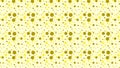 Light Yellow Seamless Scattered Dots Pattern