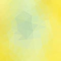Light Yellow vector abstract textured polygonal background. Blurry triangle design. Royalty Free Stock Photo