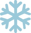 Lightblue snowflake winter Royalty Free Stock Photo