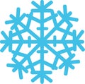 Lightblue snowflake winter