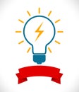 Lightbulb banner icon